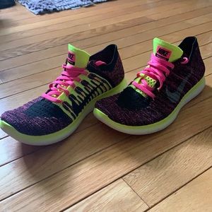 Nike Free RN FlyKnit Sneakers - U.S. Youth Size 6